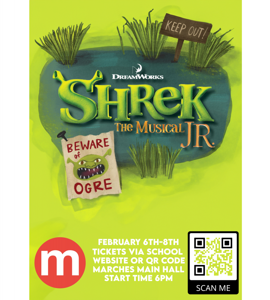 School Production Shrek Jr - Marches School, Shropshire